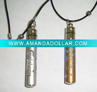flash led logo necklace