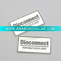 Aluminum logo nameplate