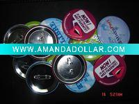 Tin badge