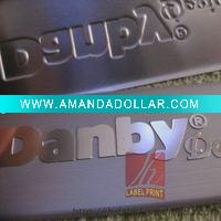 Wholesale brushed aluminum badge for good quality