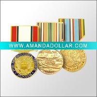 Wholesale Custom Metal Sports Medal with Ribbon