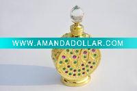 Metal perfume bottle