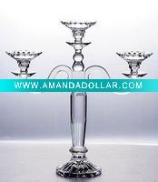 Wholesale Laser Crystal Candle Holder