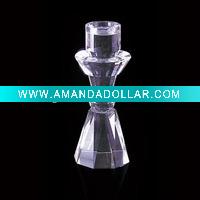 Wholesale Laser Crystal Candle Holder