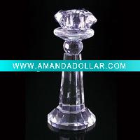 Wholesale Laser Crystal Candle Holder