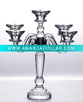 Wholesale Laser Crystal Candle Holder