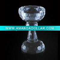 Laser Crystal Candle Holder