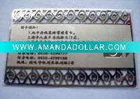 golden metal card