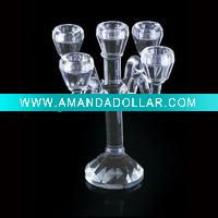 Wholesale Laser Crystal Candle Holder