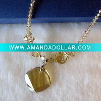 Wholesale Fationable crystal necklace jewellery crystal gift