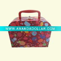 Wholesale colorful paper suitcase for children products packaging