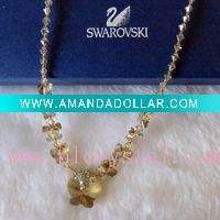 Wholesale Fationable crystal necklace jewellery crystal gift