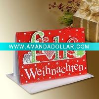 2011 personalized hademade Christmas card