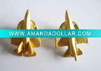 airplane pin, lapel pin
