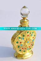 Metal perfume bottle