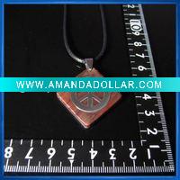 Wholesale Peace Sign Pendant Fashion Necklace