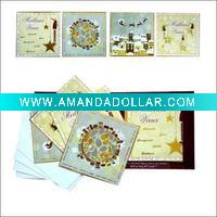 Wholesale BT-1131R christmas greeting card