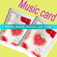 Wholesale Greeting Cards(Valentine's gifts,promotion gifts,gift music card)