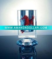 Wholesale Laser Crystal Pen Container