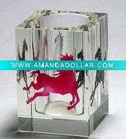 Wholesale Laser Crystal Pen Container