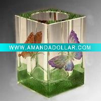 Wholesale Laser Crystal Pen Container