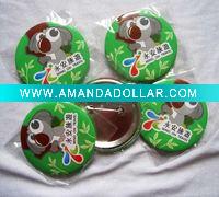 tin badge