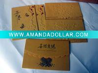Wholesale Chinese style wedding invitation
