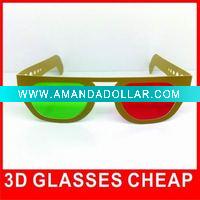 Wholesale red cyan paper glasses
