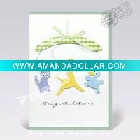 Wholesale handmade baby greeting cards