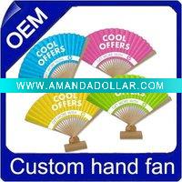 Wholesale Hot sale paper promotion fan