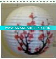 12" round paper lanterns/picture printed available