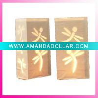 Wholesale 2011 Sweety luminaria wedding paper candle bag