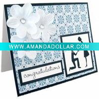 Wholesale OEM made in China promotional beautiful wedding invitation card