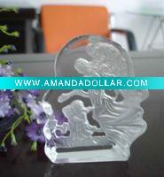 Crystal iceberg, desk decoration
