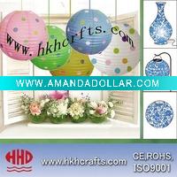 Wholesale HHD 2011 New design round paper lanterns