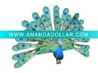 Wholesale hot-selling children's christmas gift:folding color paper peacock