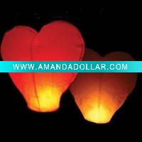 Wholesale Heart type Wedding sky lantern party celebration sky lanterns