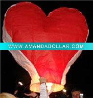 Wholesale Heart sky lantern Wedding birthday party Christmas sky lantern