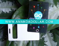 Solid PVC luggage tag