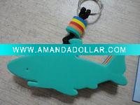 Wholesale popular at Eurpean,US,Asian market EVA gift ,key chain