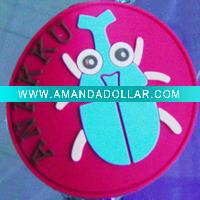 Wholesale soft pvc labels for garment ,shoe and bag