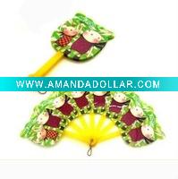 Wholesale Foldable plastic fan