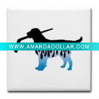 Wholesale PVC COASTER WITH RUBBER BASE FOR PET