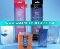 Wholesale beautiful transparent pvc box/plastic box/clear cosmetic box