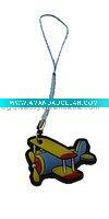 Wholesale newest PVC fashion mobile phone cute hanging accessories light chain