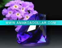Crystal/Cristal Paperweight Desk Decoration