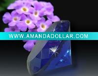 Crystal/Cristal Paperweight Desk Decoration