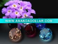 Crystal/Cristal Paperweight Desk Decoration