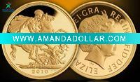 Wholesale Souvenir Customized OEM Gold Plastic Coin