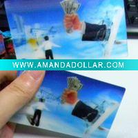 to europe market: 3d lenticular card